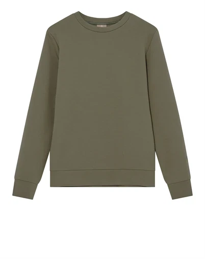 Mos Mosh Gallery - MMGAbel Crew Neck Sweatshirt - Dk Army Green